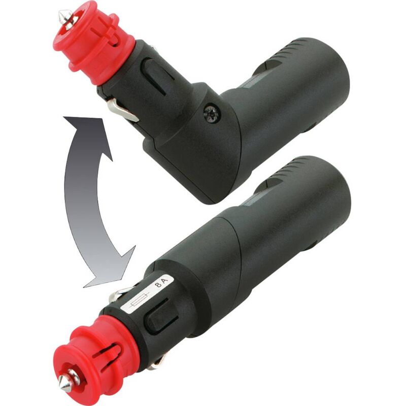 foto del prodotto procar, spina di sicurezza universale angolare con foro per 3 millimetri led 8 a