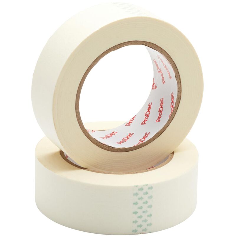 foto del prodotto prodec nastro adesivo multi superficie da 3,8 cm x 50 m, per pittori, per linee di pittura nitide, nastro per decoratori, nastro coprente per