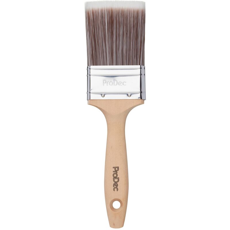 foto del prodotto prodec pennello professionale premier trade da 6,3 cm, per una pittura liscia con emulsione, lucida e satinata su pareti, soffitti, legno e