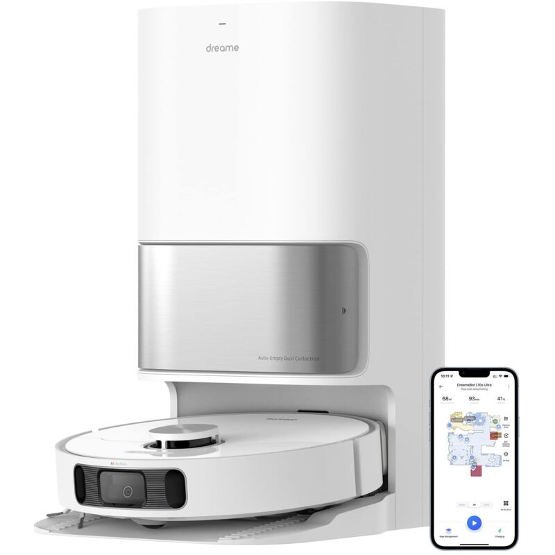 foto del prodotto prodotto ricondizionato dreame l10s ultra saugroboter mit wischfunktion,staubsauger roboter,5300pa,lidar,app control,wei 