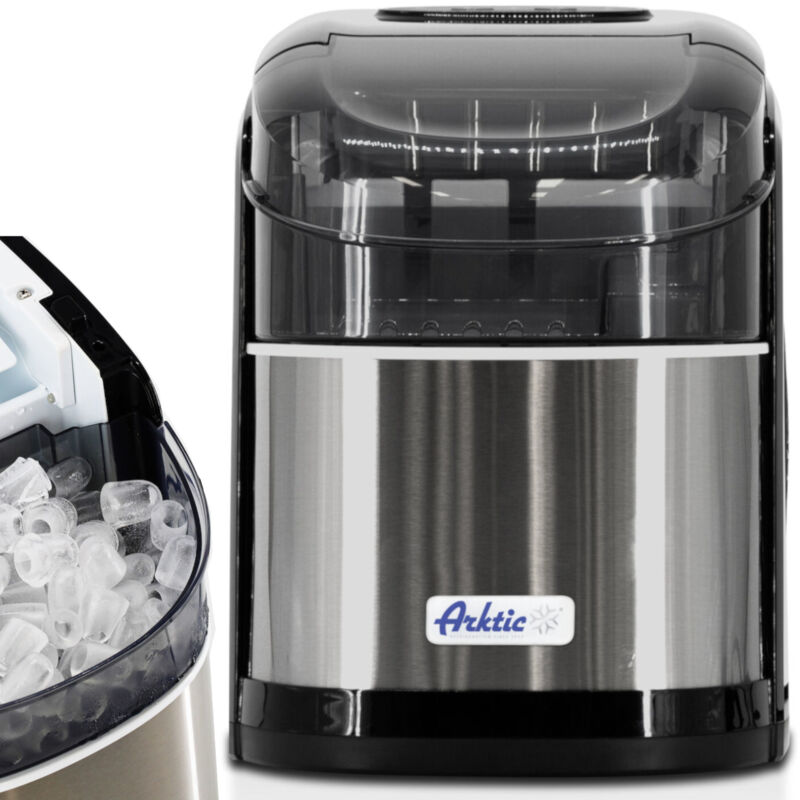 foto del prodotto produttore di ghiaccio a cubetti 12 kg 24 h 100 w