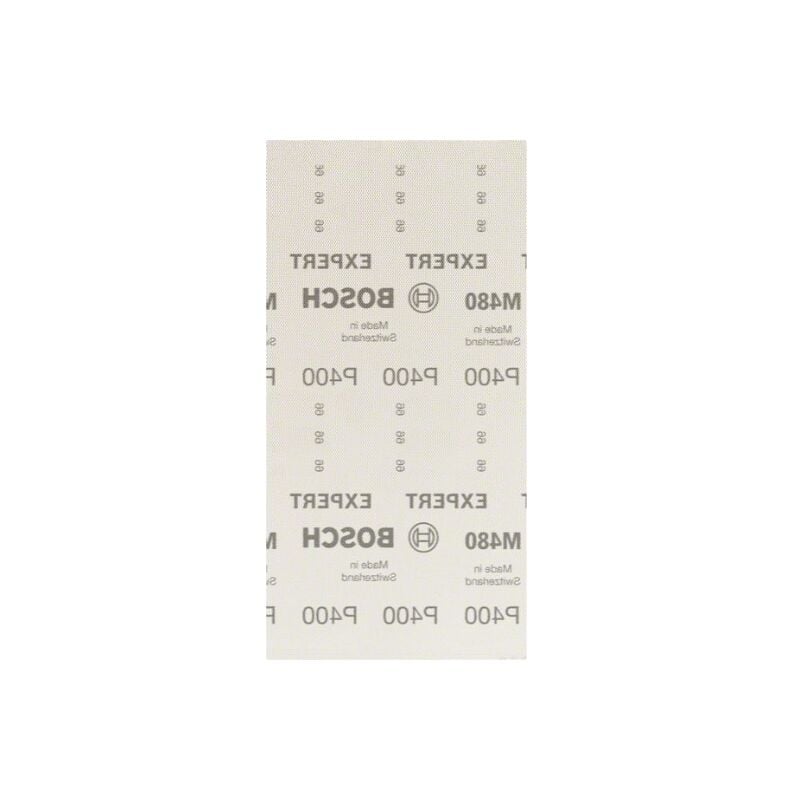 foto del prodotto professional 10x expert m480 carta abrasiva per legno duro, vernice su legno, 93x186 mm, 400 grana, accessori per levigatrice orbitale bosch
