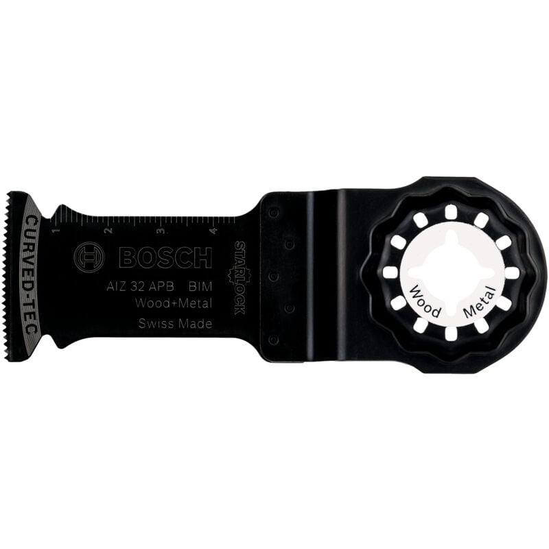 foto del prodotto professional 1x lama bim per tagli dal pieno starlock aiz 32 apb wood and metal, per legno, metalli ferrosi, pannelli rivestiti, lamiere, plastici,