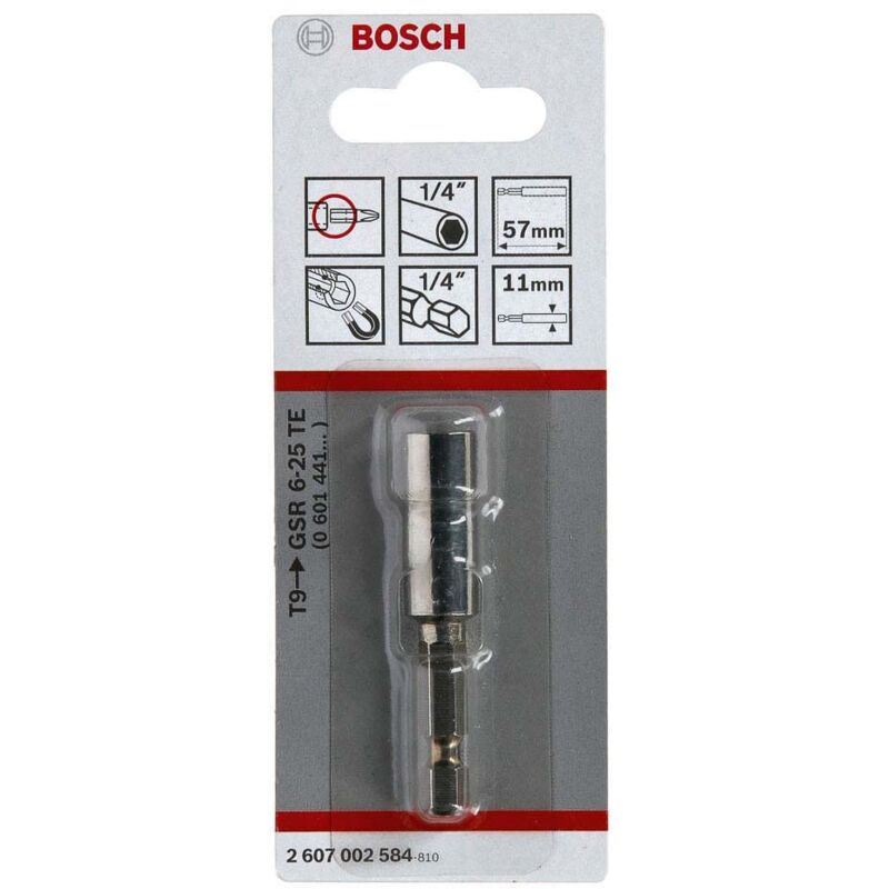 foto del prodotto professional 2607002584 portainserti universale t9 57x11mm, grigio bosch