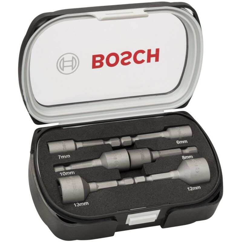foto del prodotto professional 2608551079 chiavi a bussola 6,7,8,10,12,13mm 50mm set, nero bosch