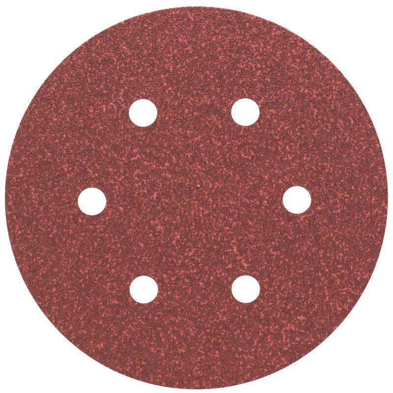 foto del prodotto professional 2608605717 2608605717 set di 5 fogli abrasivi, grana 60, 150 mm confezione da 5 , grigio bosch