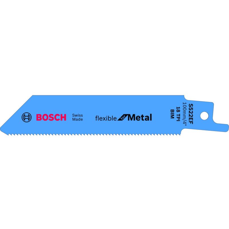 foto del prodotto professional 5 pezzi lama per sega universale s 522 ef flexible for metal per metallo, 100 x 19 x 0.9 mm, accessorio per sega universale bosch