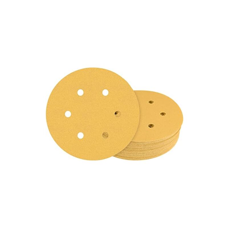 foto del prodotto professional 50x expert c470 carta abrasiva a 6 fori per legno duro, vernice su legno, 150 mm, grana 120, accessori levigatrice eccentrica bosch
