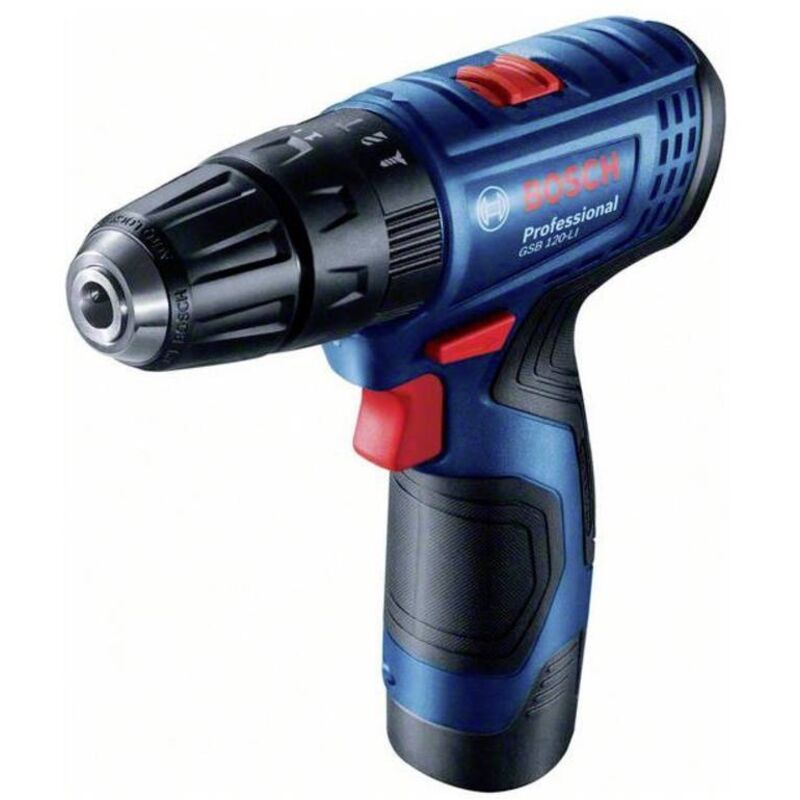 foto del prodotto professional gsb 120 li 06019g8100 trapano avvitatore a batteria 12 v 2.0 ah li ion incl. seconda batteria bosch