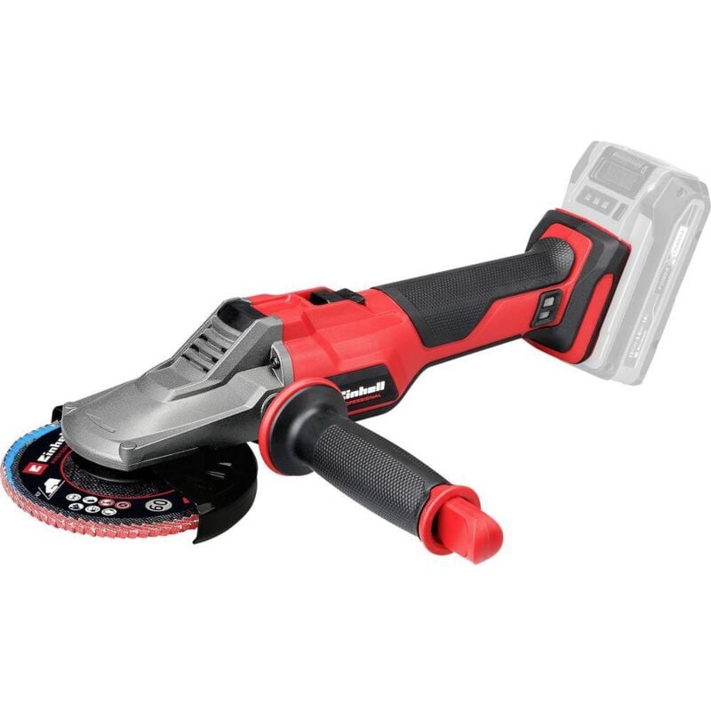 foto del prodotto professional tp ag 18 125 f li bl solo akku winkelschleifer 4431175 smerigliatrice angolare a batteria 125 mm einhell
