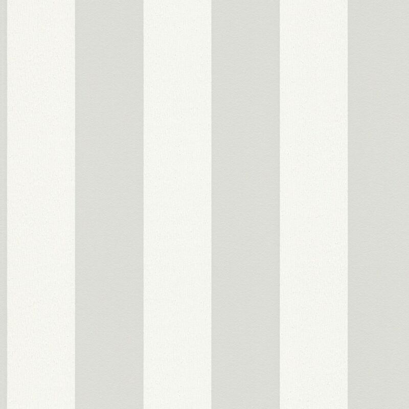 foto del prodotto profhome carta da parati a righe 381012 carta da parati tnt leggermente strutturata a righe opaca grigio bianco 5,33 m2
