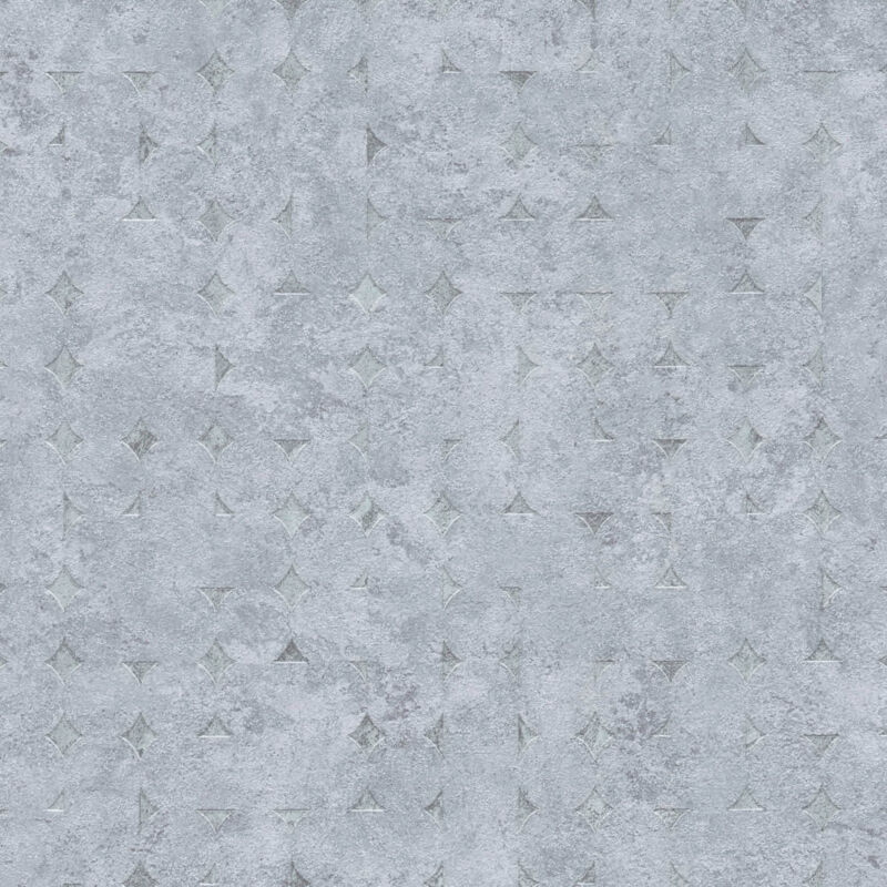 foto del prodotto profhome carta da parati grafica 396561 carta da parati tnt strutturata con il used look ed accenti metallici grigio argento 5,33 m2
