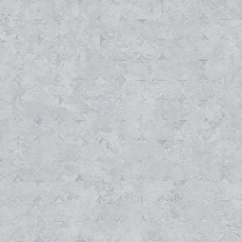 foto del prodotto profhome carta da parati grafica 396566 carta da parati tnt strutturata con il used look ed accenti metallici grigio argento 5,33 m2