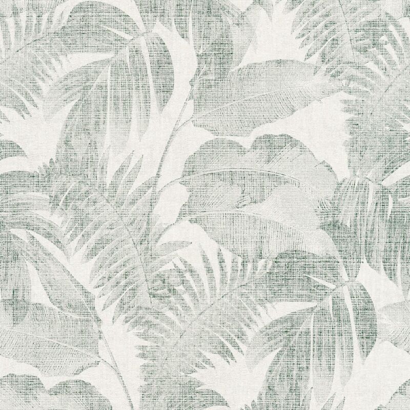 foto del prodotto profhome carta da parati natura 373964 carta da parati tnt leggermente strutturata con il used look opaca verde bianco crema beige 5,33 m2