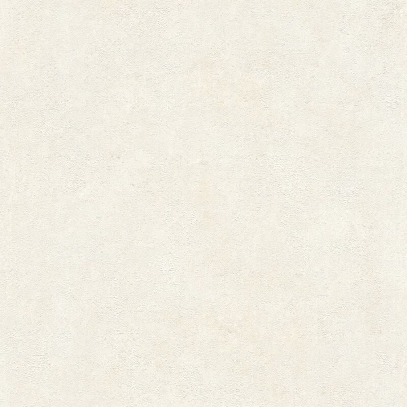 foto del prodotto profhome - carta da parati tono su tono 374251 carta da parati tnt leggermente strutturata tono su tono opaca crema bianco 5,33 m2