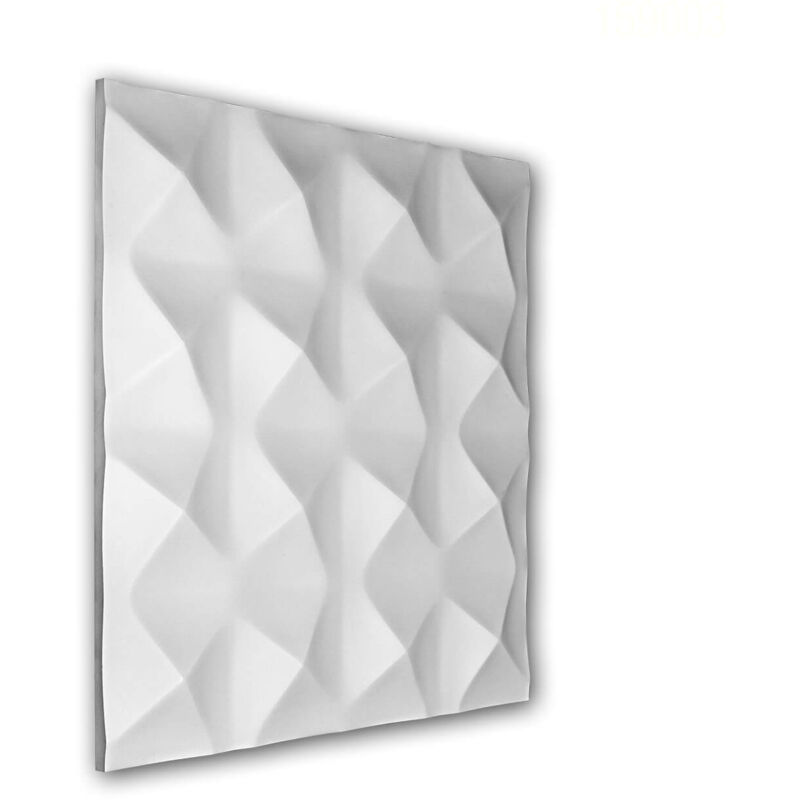 foto del prodotto profhome decor - 3d rivestimento murale profhome 159003 pannellatura pannello acustico design moderno bianco 0,36 m2