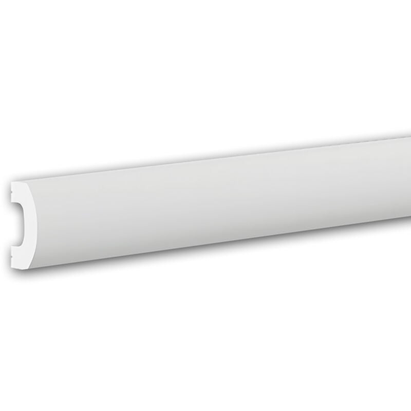 foto del prodotto profhome decor cornice parete profhome 651815 fregio modanatura aspetto stucco modanatura design moderno bianco 2 m