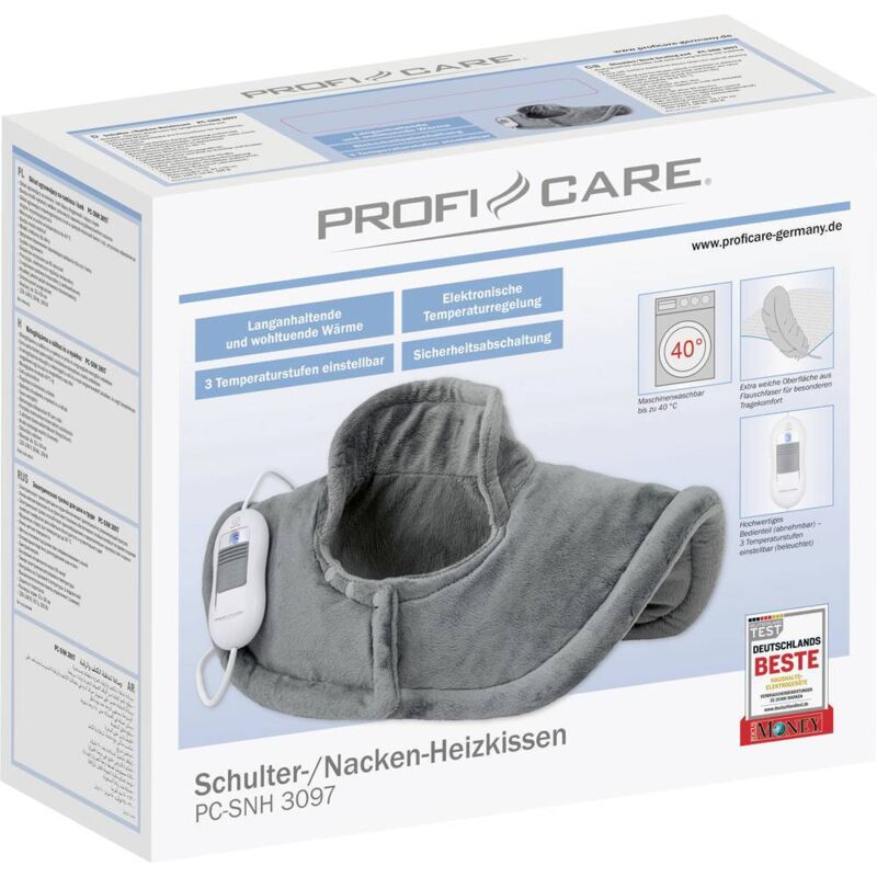 foto del prodotto profi care pc snh 3097 cuscino termico 100 w grigio