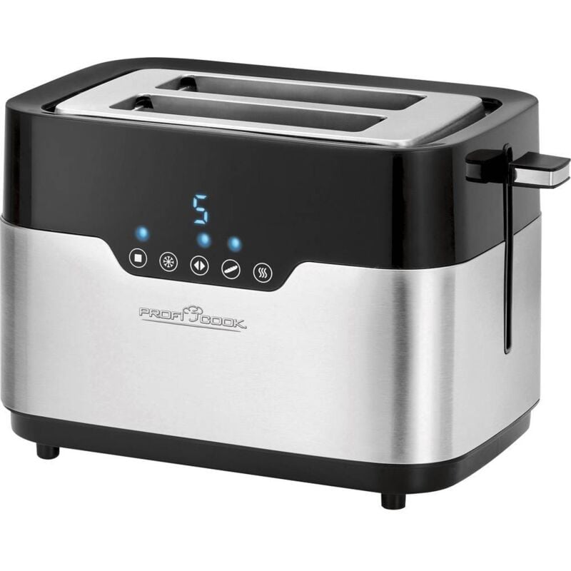 foto del prodotto profi cook pc ta 1170 tostapane nero, acciaio inox