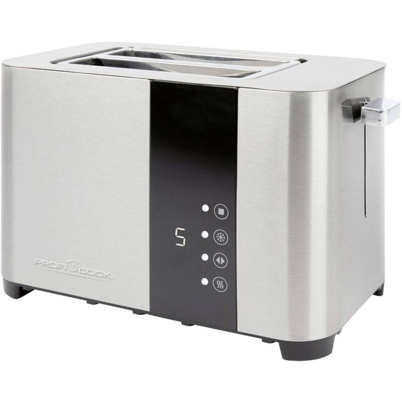 foto del prodotto profi cook pc ta 1250 tostapane con griglia scaldabriosche acciaio inox