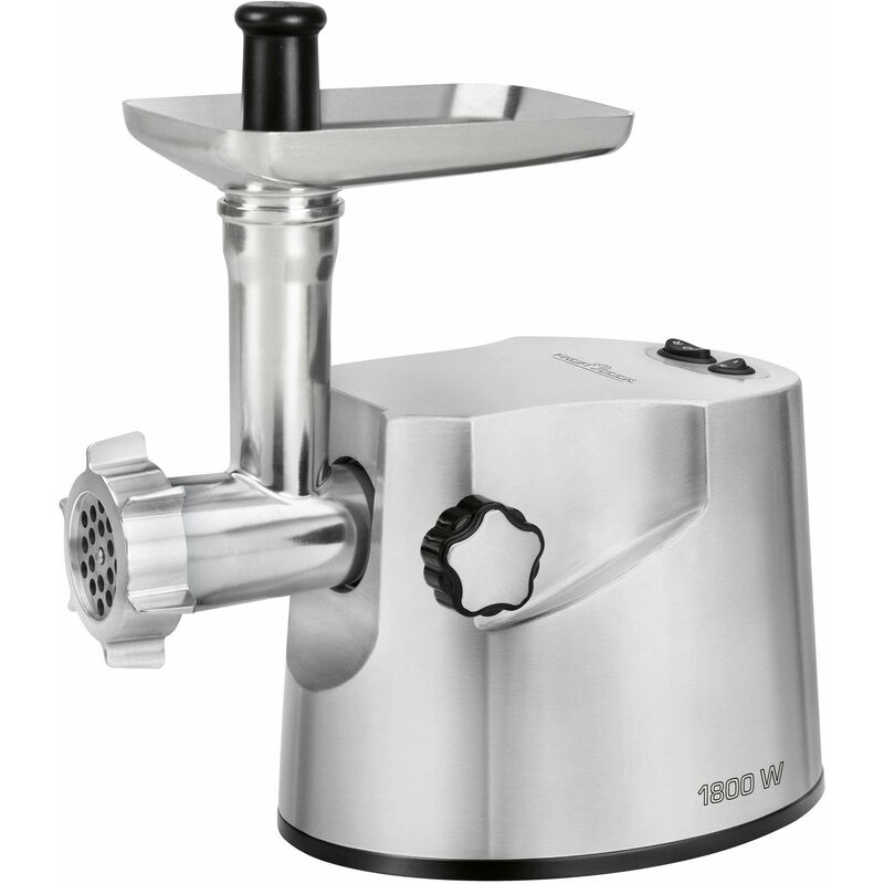 foto del prodotto proficook pc fw 1172 tritacarne professionale coltello a lama in acciaio inox 1800 watt colore argento
