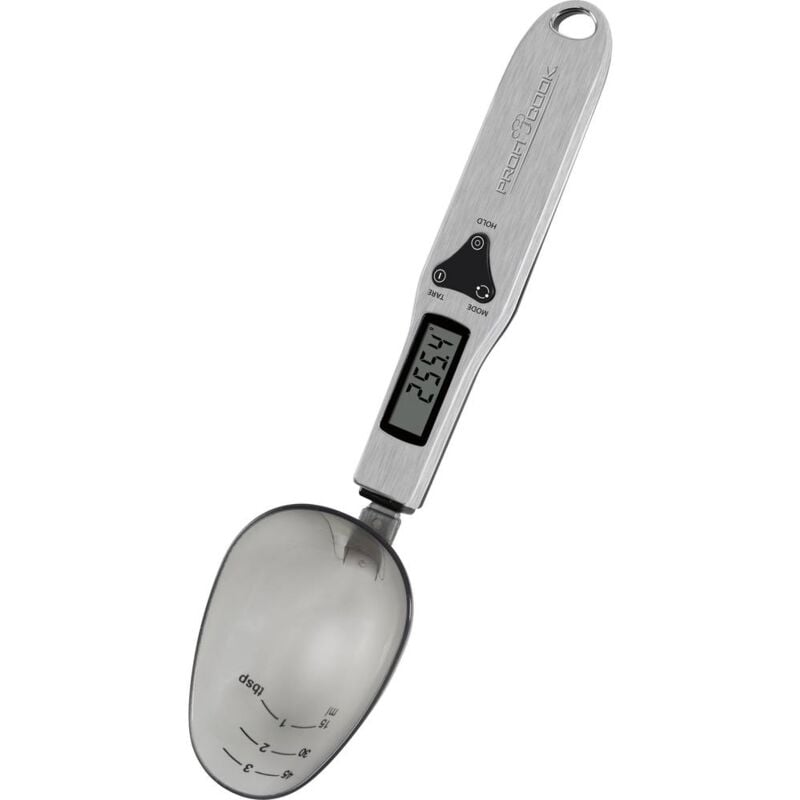foto del prodotto proficook profi cook pc lw 1214 bilancia a cucchiaio digitale portata max. 300 g acciaio inox 29 x 65 x 250