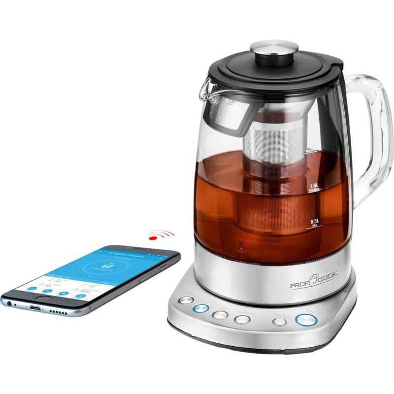 foto del prodotto proficook profi cook pc wks 1167 g teiera automatica acciaio inox, vetro