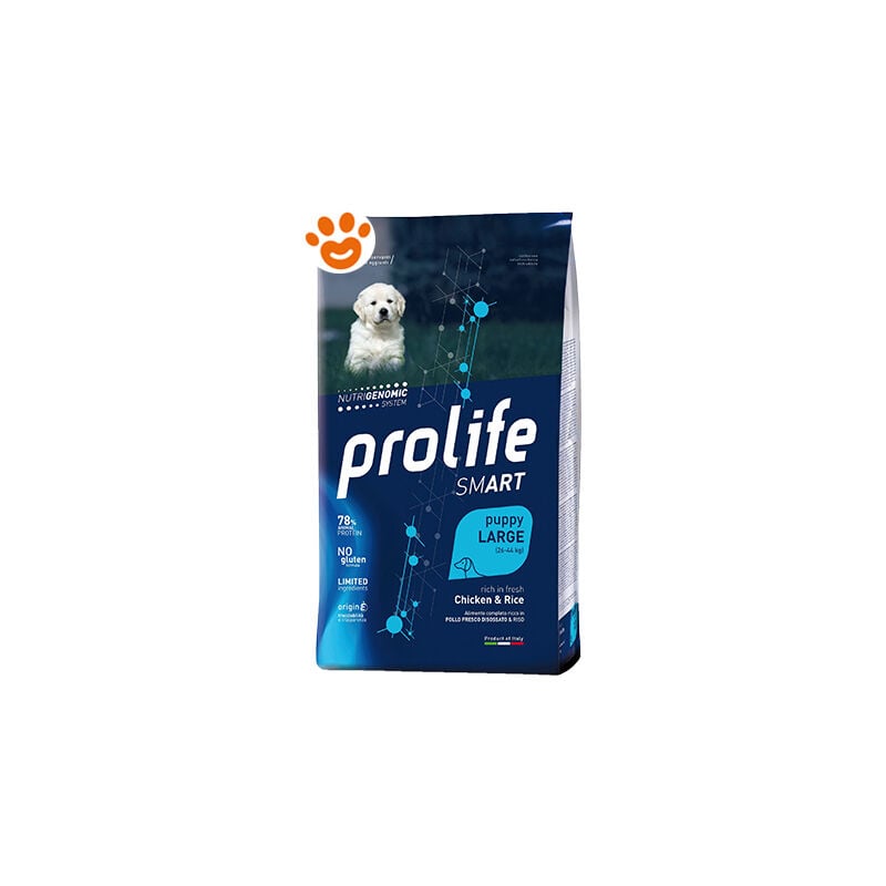 foto del prodotto profile prolife dog smart puppy large pollo e riso prolife dog smart puppy large pollo e riso sacco da 2,5 kg