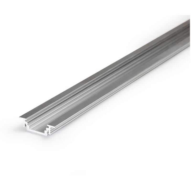 foto del prodotto profili incassati con scanalature 2000mm - 14,4mm - alu anodizzato