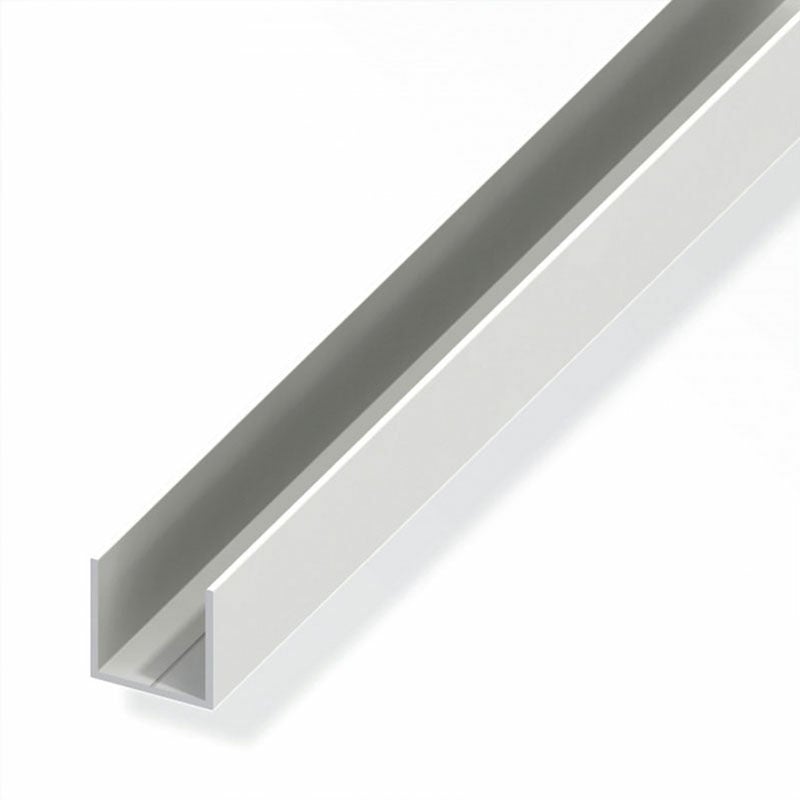 foto del prodotto profilo a u 7.5x1 pvc bco 2.5 mt
