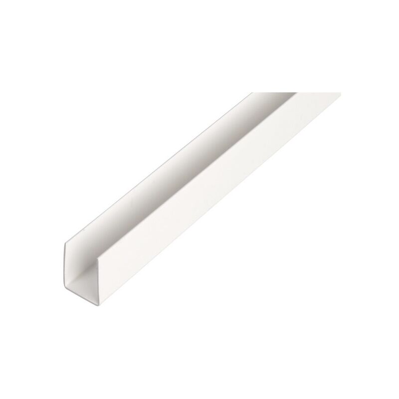 foto del prodotto profilo ad u 20x21x2000mm pvc bianco