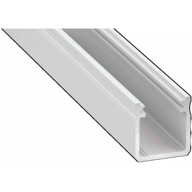 foto del prodotto profilo alluminio bianco tipo y 1m paralume latte