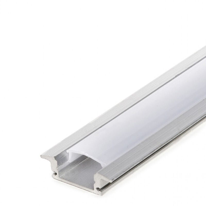 foto del prodotto profilo alluminio per striscia led diffusore latteo rl a1708 x 2m