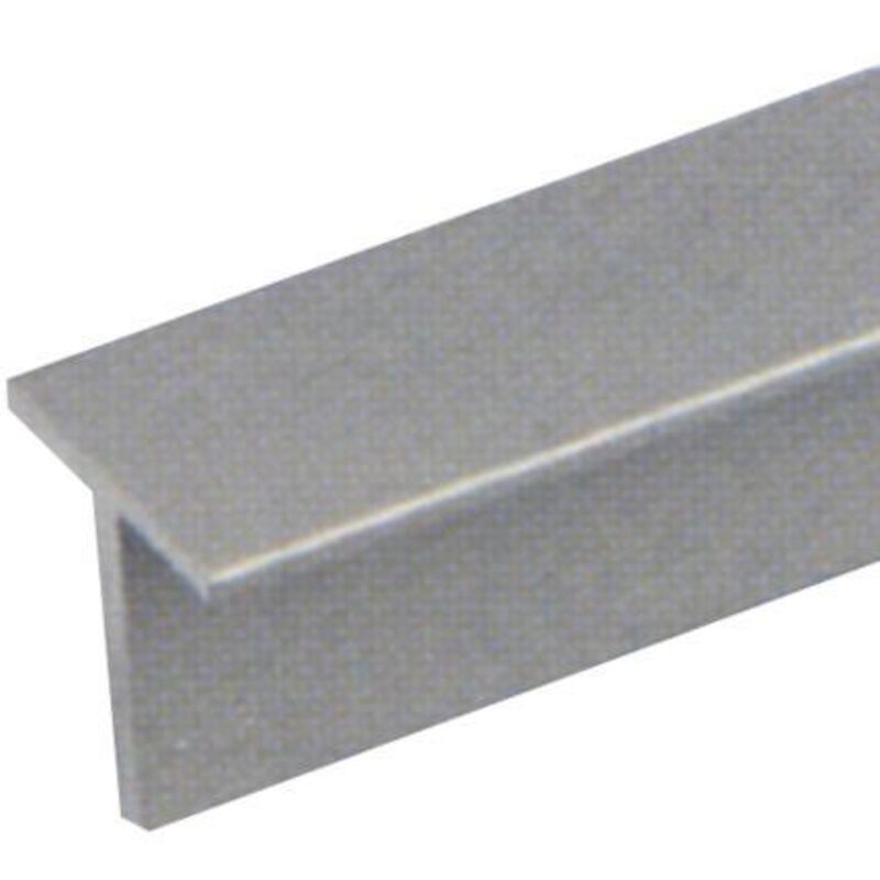 foto del prodotto profilo alluminio '''t''' 15x15x1,5mm 2mt argento (1300)