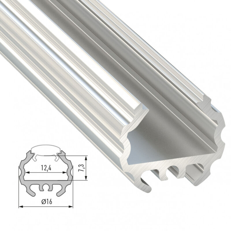 foto del prodotto profilo alluminio tipo mico 2,02m