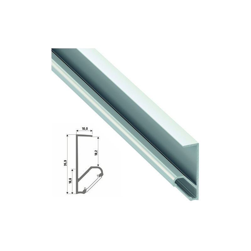 foto del prodotto profilo alluminio tipo q18 2,02m