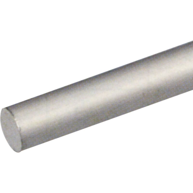 foto del prodotto profilo alluminio tondo pieno 8mm 2mt argento 1142 