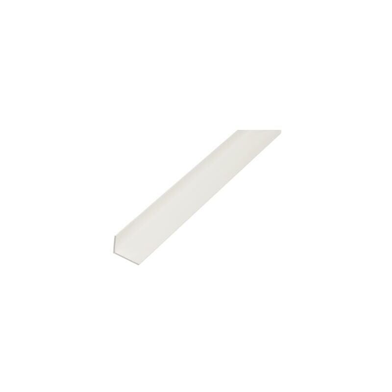 foto del prodotto profilo angolare 10x40x1000mm in pvc bianco
