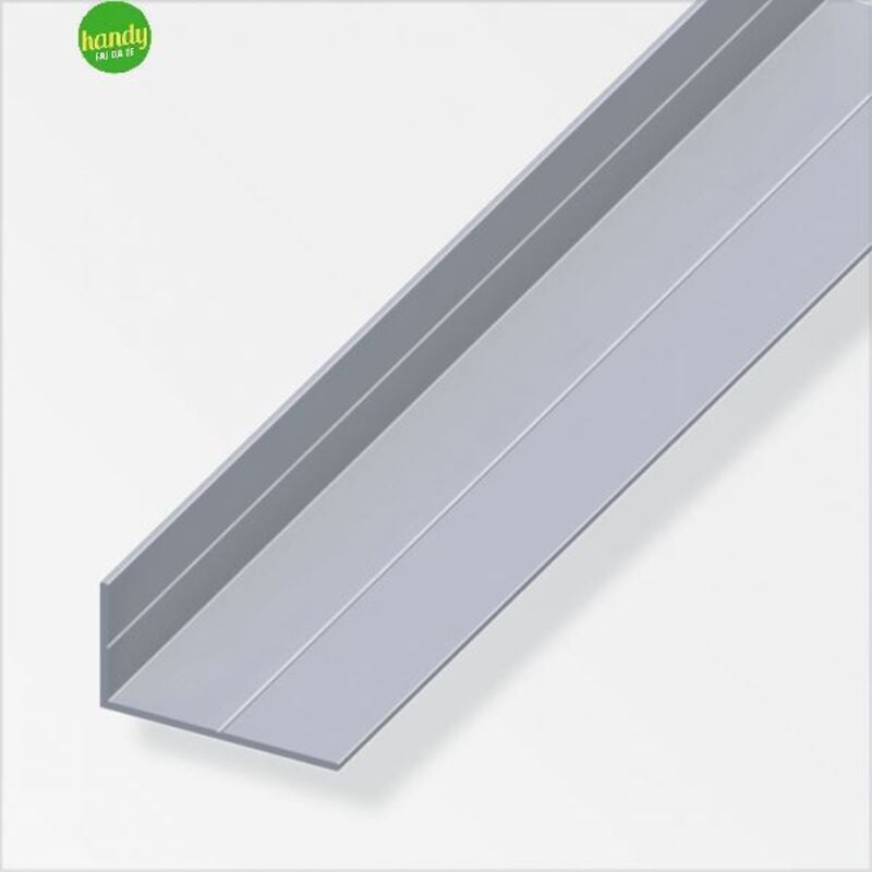 foto del prodotto profilo angolare alfer aluminium alluminio argento lato 30x15mm lungh. 1m