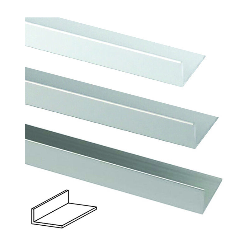 foto del prodotto profilo angoli diversi in alluminio mm.20x10 mt.1 argento