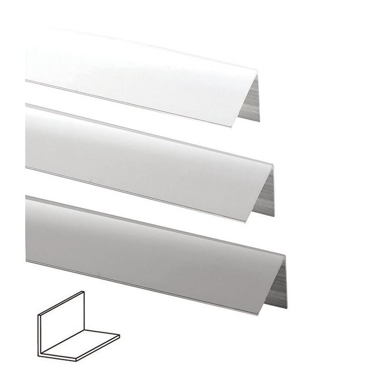 foto del prodotto profilo angoli uguali in alluminio mm.20x20 mt.2 argento