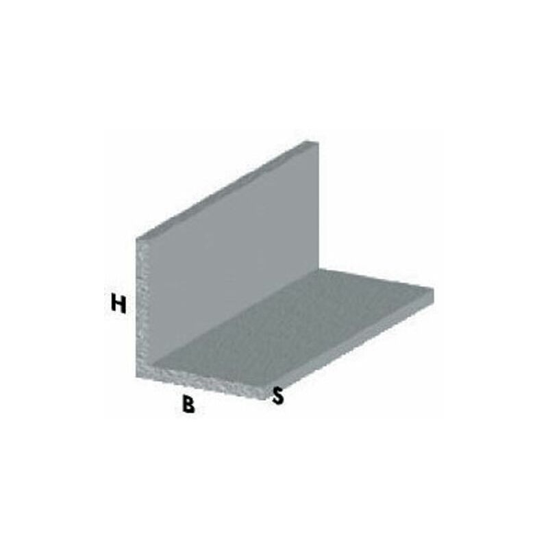 foto del prodotto profilo argento h.100 cm angolare 25x25x1 mm 5 pz