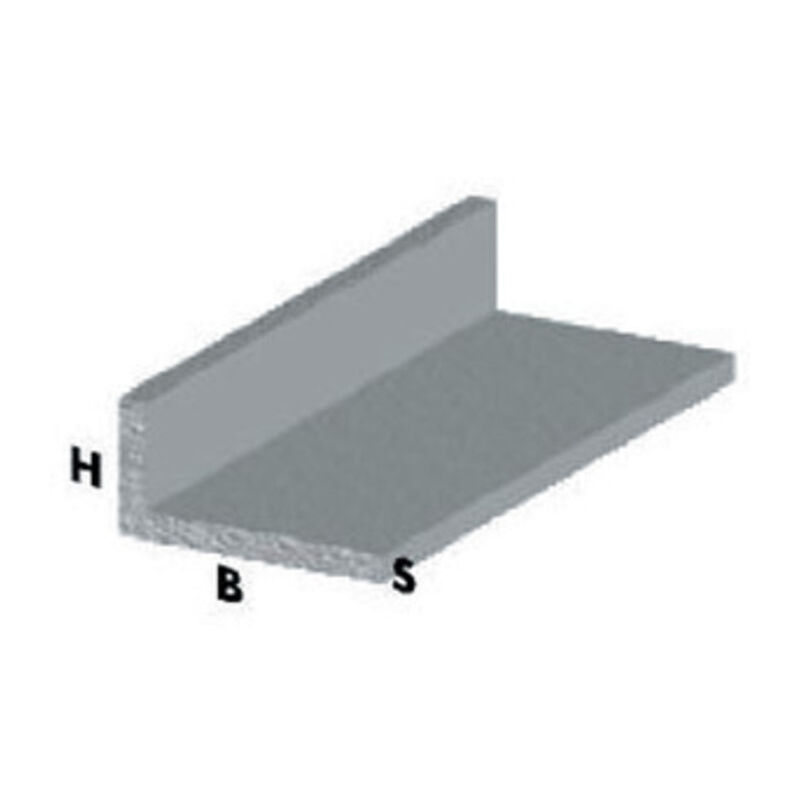foto del prodotto profilo argento h.100 elle 20x10x1. prezzo per 1 pezzo.