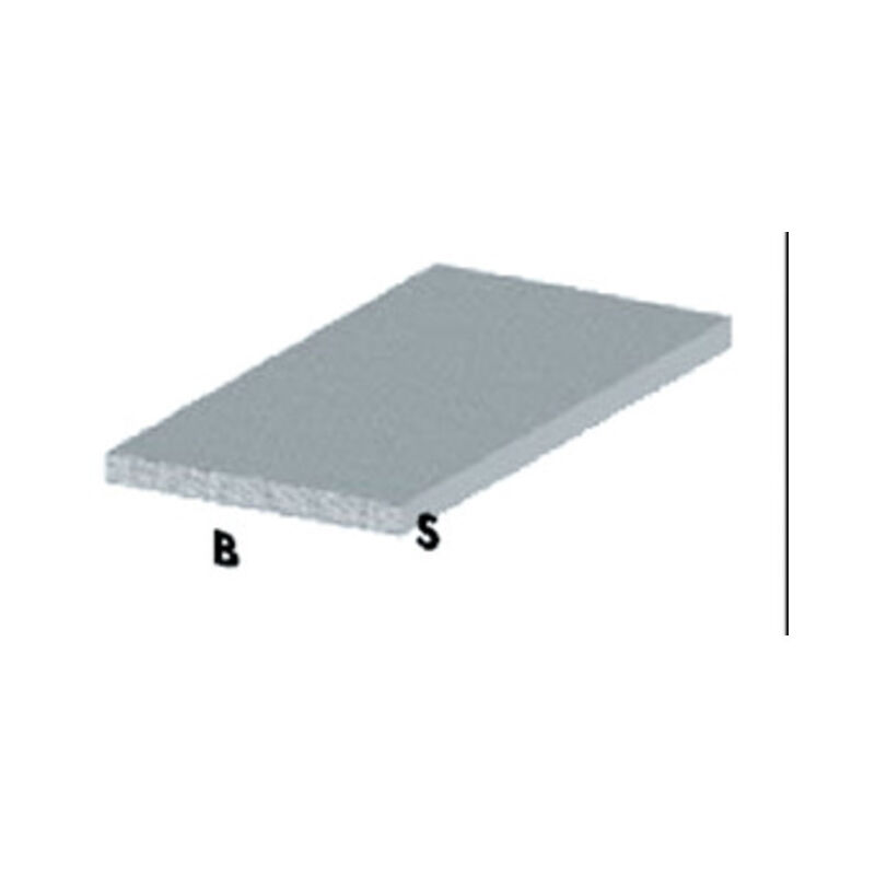 foto del prodotto profilo argento h.100 piatto 25x2 . prezzo per 1 pezzo.