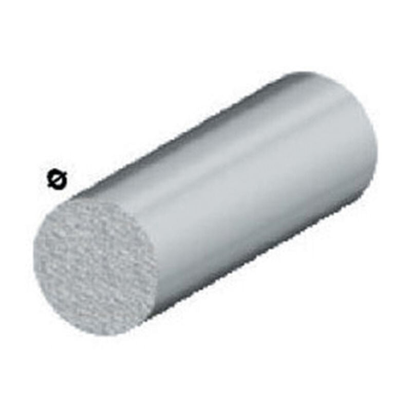 foto del prodotto profilo argento h.100 tondo pieno d.6 . prezzo per 1 pezzo.