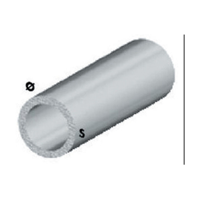 immagine 0 del prodotto profilo argento h.200 tubo tondo 16x1 . prezzo per 1 pezzo.