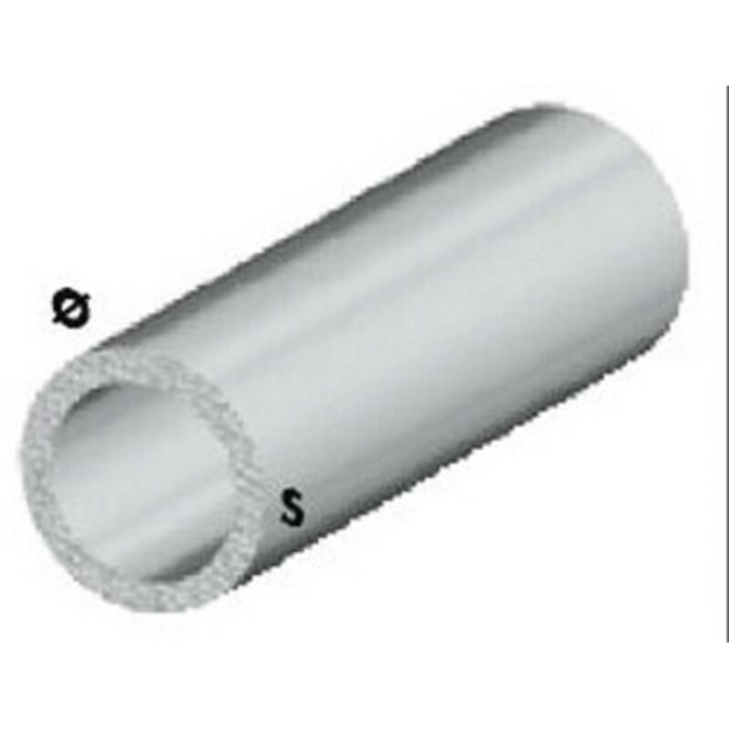 foto del prodotto profilo argento h.200 tubo tondo 18x1. prezzo per 1 pezzo.