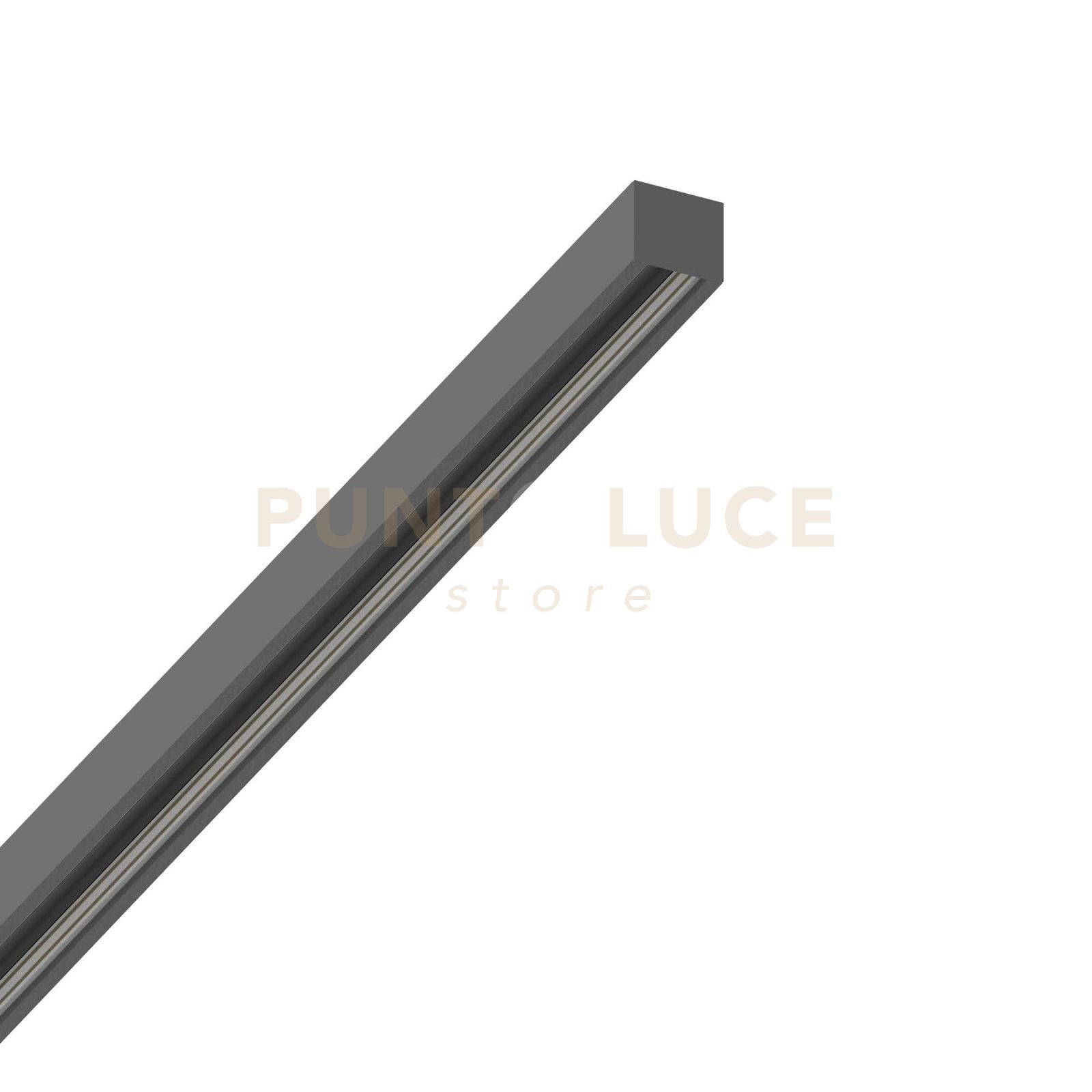 foto del prodotto profilo basso 100cm ego alluminio nero
