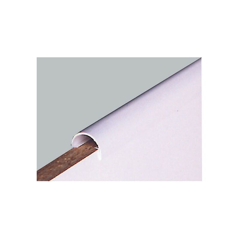 foto del prodotto profilo bordo tondo 19 x 22 prunier bianco 2,6 m rbp1922