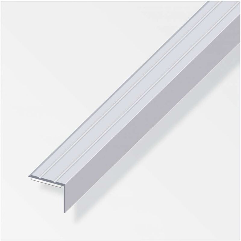 foto del prodotto profilo chiusura 25x18 alluminio argento 1 metro